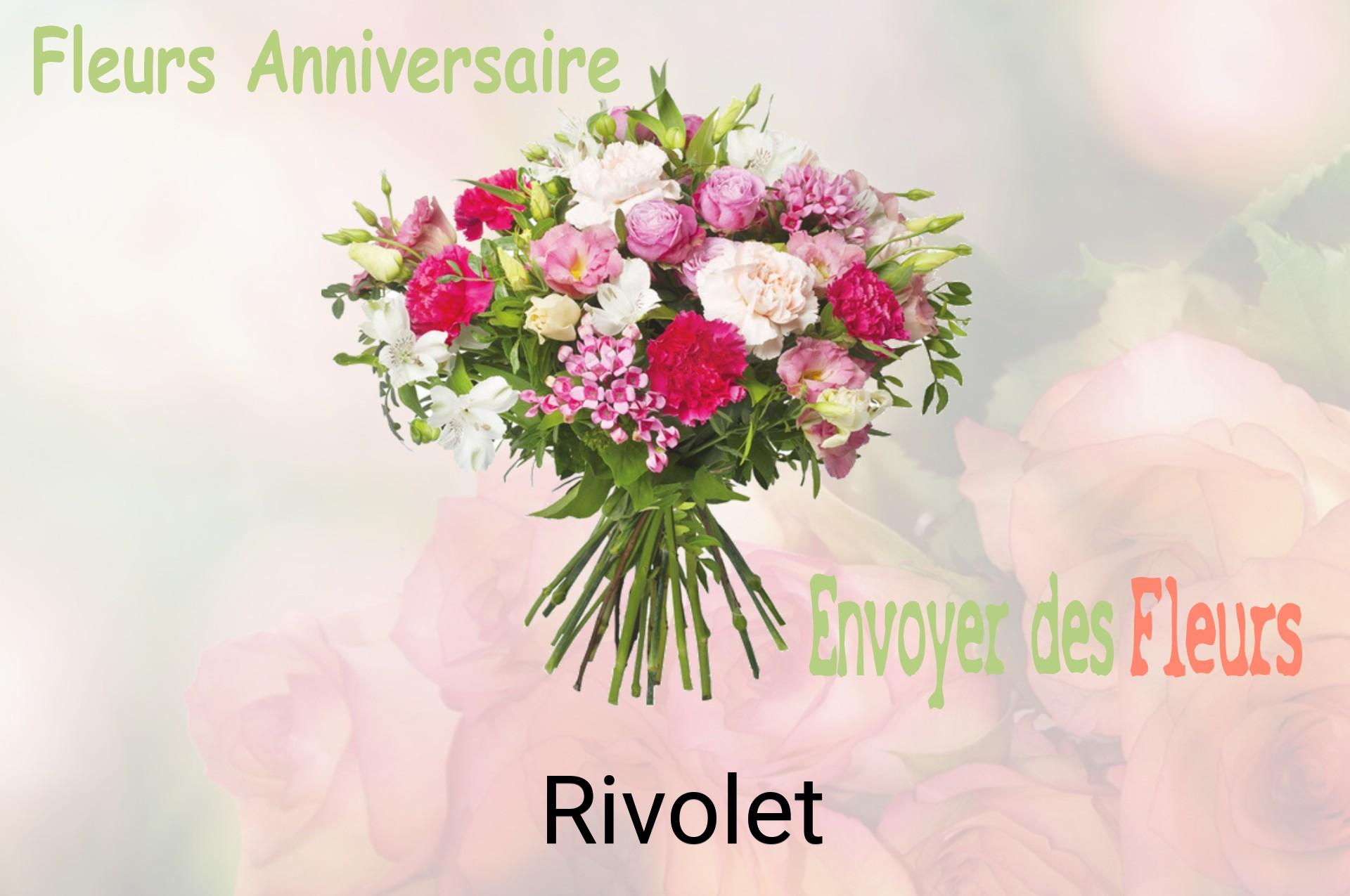 Bouquet de fleurs d’anniversaire livré à Rivolet